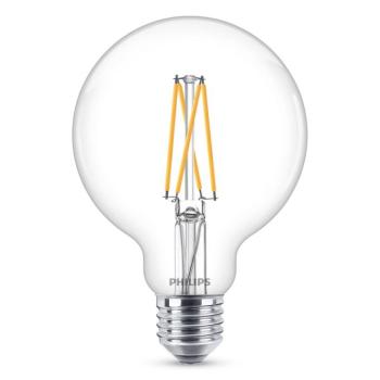 Philips E27 5,9W LED G95 átlátszó dimmelhető 927 kép