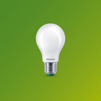 Philips E27 LED izzó A60 4 W 840 lm 2700 K opál 6 darabos csomag kép
