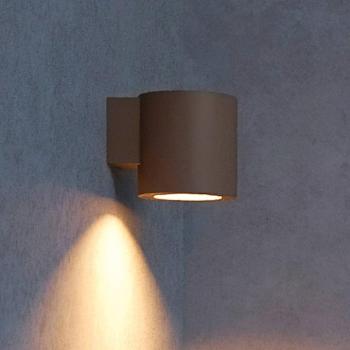 Philips Fylx kültéri fali lámpa, barna, fém, IP44, GU10 kép