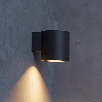 Philips Fylx kültéri fali lámpa, fekete, fém, IP44, GU10 kép