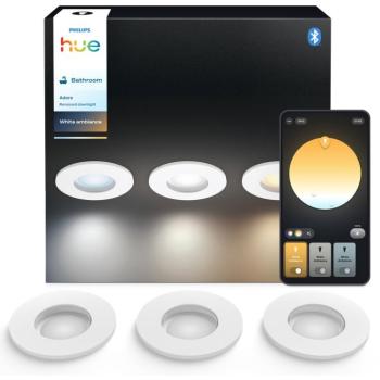 Philips Hue Adore recessed 3×4,2 W, fehér