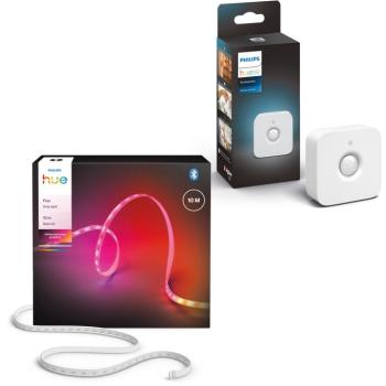 Philips Hue Flux strip light 10 m + Hue Motion Sensor kép