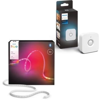 Philips Hue Flux strip light 3 m + Hue Motion Sensor kép