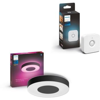 Philips Hue Infuse L mennyezeti, fekete + Hue mozgásérzékelő