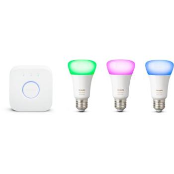 Philips Hue White and Color ambiance 9W E27 promo starter kit