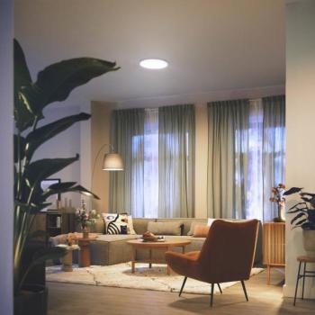 Philips Izso Aio LED-es mennyezeti lámpa Ø 47 cm kép