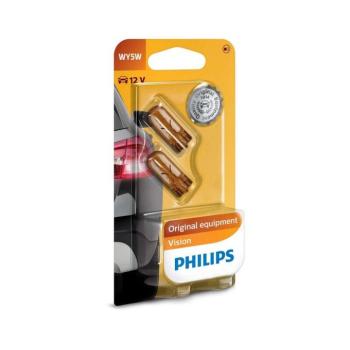 KÉSZLET 2x Autó izzó Philips VISION 12396B2 W2,1x9,5D/5W/12V Phil-12396NAB2 kép