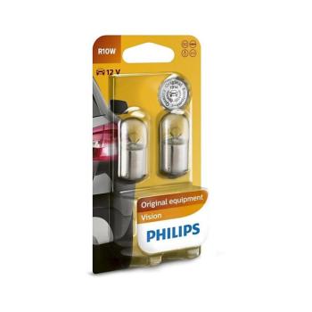 KÉSZLET 2x Autó izzó Philips VISION 12814B2 BA15s/10W/12V Phil-12814B2 kép