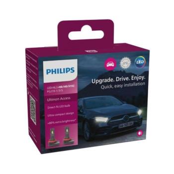 Philips KÉSZLET 2xLED Autó izzó 11366 U2500 CX H8/H9/H16 PGJ19-1/3/5/20W/12V 6000K Phil-11366U2500CX kép
