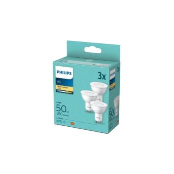 KÉSZLET 3x LED Izzó Philips GU10/4,7W/230V 2700K 8719514393998 kép