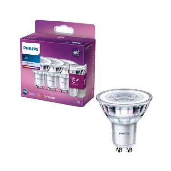 KÉSZLET 3x LED Izzó Philips PAR16 GU10/3,5W/230V 4000K 8718699776251 kép