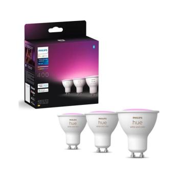KÉSZLET 3x LED RGBW Dimmelhető izzó Philips Hue WACA GU10/4,2W/230V 2000-6500K 8720169229877 kép