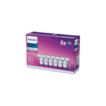 6 darabos Philips GU10 LED izzó készlet, 4,6W, 230V, 4000K 8718696764657 kép