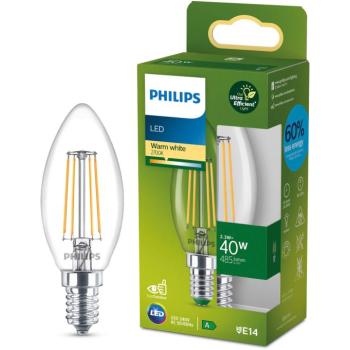 Philips LED 40 W, B35, E14, 2700 K, CL UE SRT4