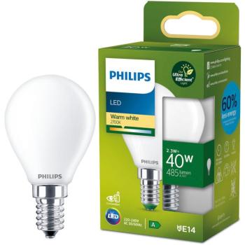 Philips LED 40 W, P45, E14, 2700 K, FR UE SRT4 kép