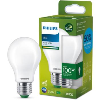 Philips LED 7,3-100W, E27, 4000K, tejfehér, A kép