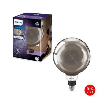 LED Dimmelhető izzó SMOKY VINTAGE Philips G200 E27/6,5W/230V 4000K 8718696815069 kép