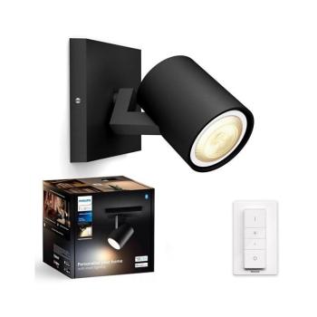 Philips - LED Dimmelhető spotlámpa Hue RUNNER 1xGU10/4,2W/230V + távirányító fekete 8720169320710 kép