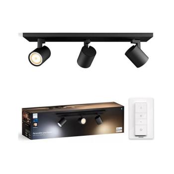 Philips - LED Dimmelhető spotlámpa Hue RUNNER 3xGU10/4,2W/230V + távirányító fekete 8720169320413 kép