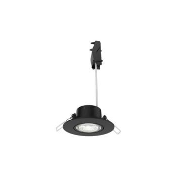 Philips -LED Fényerőszabályozható beépíthető mennyezeti lámpa CILANTRO LED/5W/230V 4000K fekete 872110303799200 kép