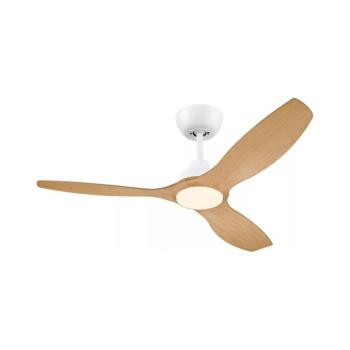 Philips LED fényerőszabályozható mennyezeti látor OLAS LED/24W/230V Ø 132 cm fehér/barna + távvezérlő 872110309592300