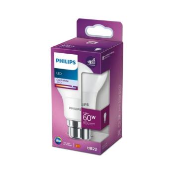 LED Izzó Philips A60 B22/7,5W/230V 4000K 572623 kép