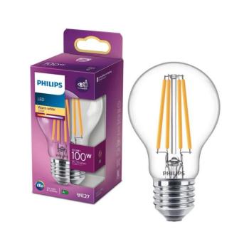 LED Izzó VINTAGE Philips A60 E27/10,5W/230V 2700K 8718699763015 kép