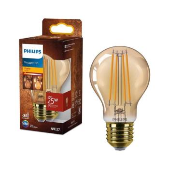 LED izzó VINTAGE Philips A60 E27/3,1W/230V 1800K 8720169191433 kép