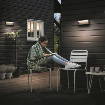 Philips LED kültéri fali világítás Bustan 2 db-os csomag, 2700K kép