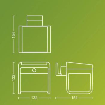 Philips LED kültéri fali világítás Ezra UE, műanyag, IP44 kép