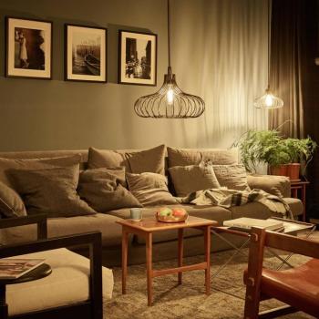 Philips LED lámpa E14 P45 3,4W átlátszó WarmGlow kép