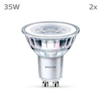 Philips LED lámpa GU10 3,5W 275lm 840 világos 36° 2db 2 db kép