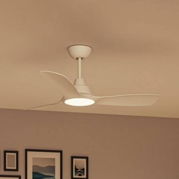 Philips LED mennyezeti ventilátor, rögzített, Ø 132 cm, fehér, CCT, DC kép