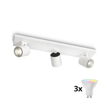 Philips - LED RGBW dimmelhető spotlámpa RUNNER 3xGU10/6,5W/230V fehér P2483+3xAI0589 kép