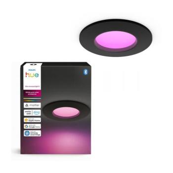 Philips - LED RGBW fényerőszabályozható fürdőszobai beépíthető mennyezeti lámpa Hue SLIM LED/8,3W/230V IP44 8721103109231 kép