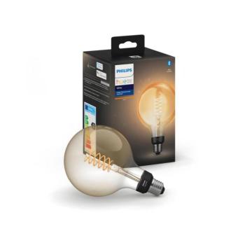 Philips Hue White Filament 7W E27 G125 kép