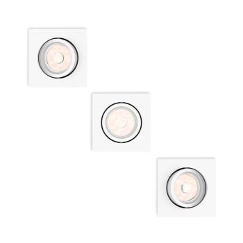 Philips 50193/31/PN - 3 darabos szett: beépíthető ENNEPER lámpatest, 1xGU10/5,5W/230V 50193/31/PN kép