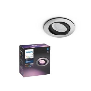 Philips Hue Centura GU10 White and Color Ambiance mennyezeti lámpatest, alumínium kép