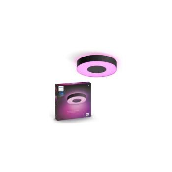 Philips Hue RGB dimmelhető LED mennyezeti lámpa, 33,5 W/230 V, átm. 381 mm, fekete 41163/30/P9 kép