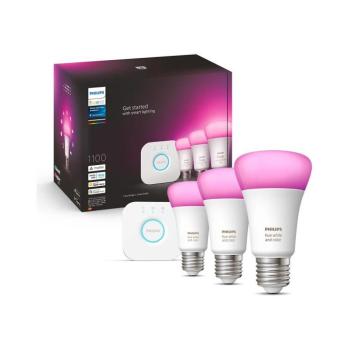 Philips Hue WACA kezdőkészlet 3xE27/9W/230V 2000-6500K + Hue Bridge 8719514291515 kép