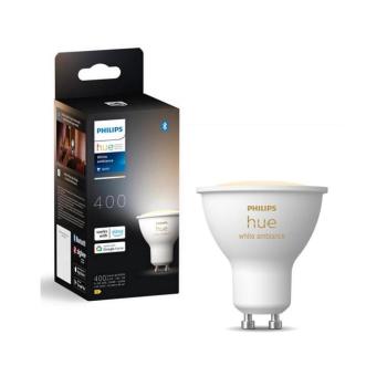 Philips Hue WHITE AMBIANCE GU10 LED izzó, 4,2W, 2200-6500K, állítható fény 8720169229976 kép