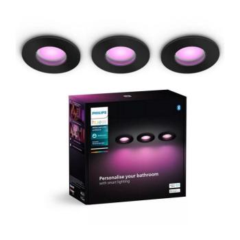 Philips Hue XAMENTO 3x LED RGBW stmívatelné koupelnové svítidlo, 1xGU10/4,2W, IP 8720169320895 kép