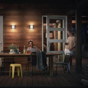 Philips Python LED fali lámpa antracit 2700K kép