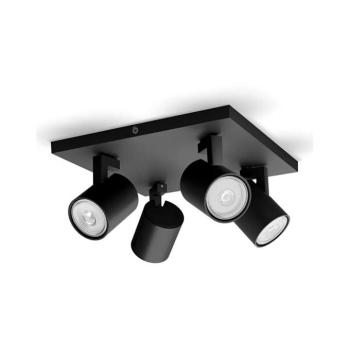 Philips - RUNNER 4xGU10/20W/230V irányítható spotlámpa fekete 8719514435353 kép