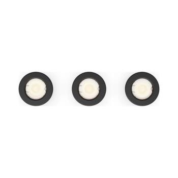 Philips - SZETT 3x beépíthető mennyezeti lámpa PERIDOT 1xGU10/7W/230V fekete 872110303709100 kép