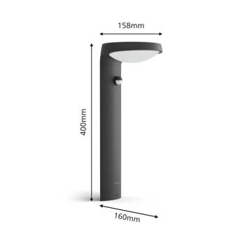 Philips Tyla napelemes lábazati fényérzékelő 1,2W 250lm kép