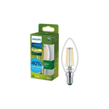 Philips ULTRAEFFICIENT VINTAGE LED-izzó B35 E14/3,8W/230V 2700K 872110305201800 kép