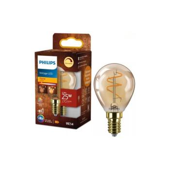 Philips VINTAGE LED dimmelhető izzó P45 E14/3,1W/230V 2200K 872110304897400 kép