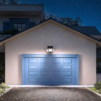 Philips Zyren LED napelemes lámpa, fekete, 5000 K, érzékelővel, IP65 kép