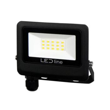 PHOTON LED reflektor, 120°, IP65, 10 W, természetes fehér, fekete, 3 év garancia, 10W, 4000K, 1000lm, CRI≥80, LED line, LL-203495 kép